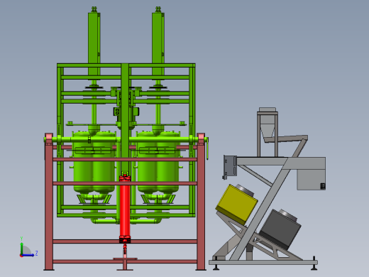 电瓶自动装配成型设备sw17左视缩略图