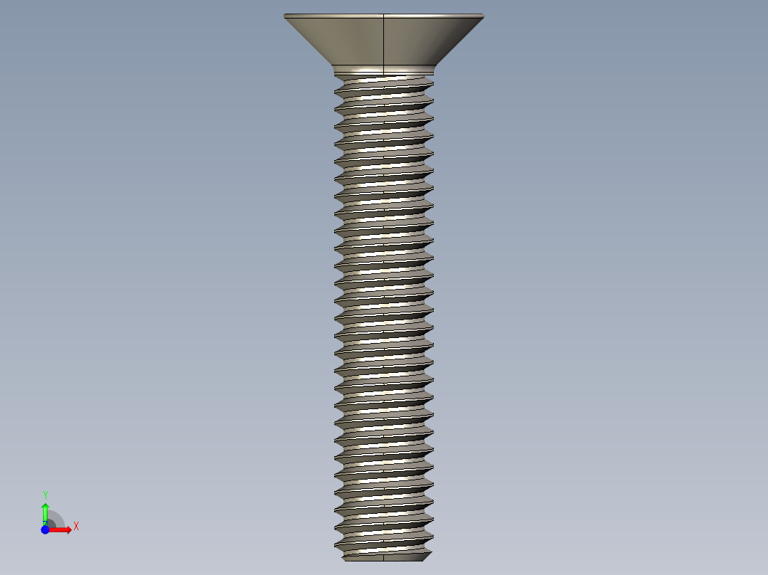 Screw_ISO_10642_M4x22_A2.STEP前视图
