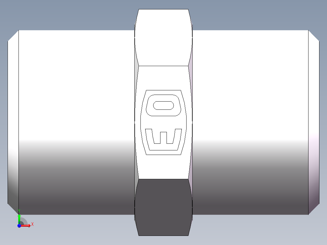 直通接头-G、1C-16前视图