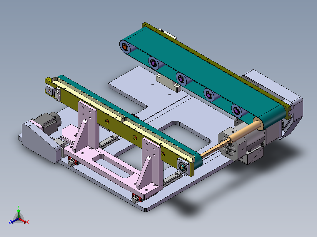 0.675米x0.44米正等轴测图