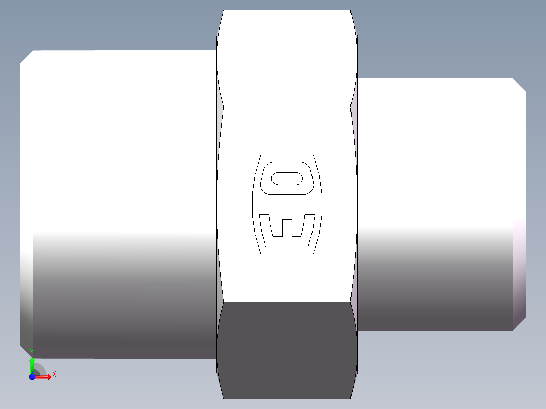 直通变径-GR、1D-18-22前视图