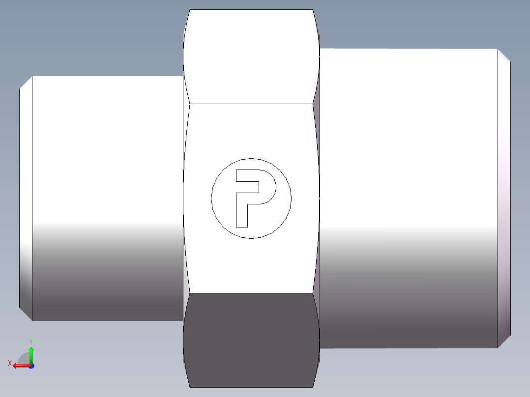 直通变径-GR、1D-18-22后视图