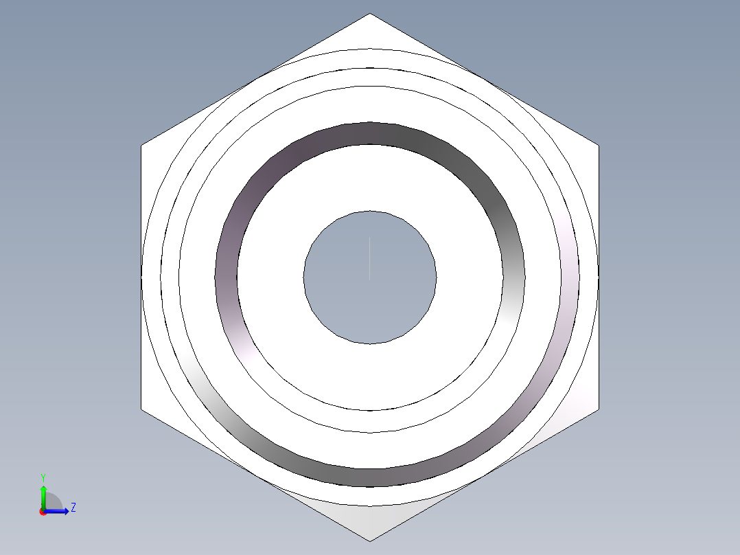 直通变径-GR、1D-18-22左视图
