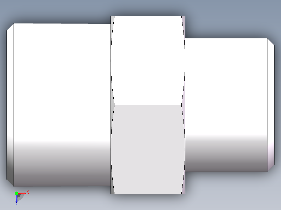 直通变径-GR、1D-18-22俯视图