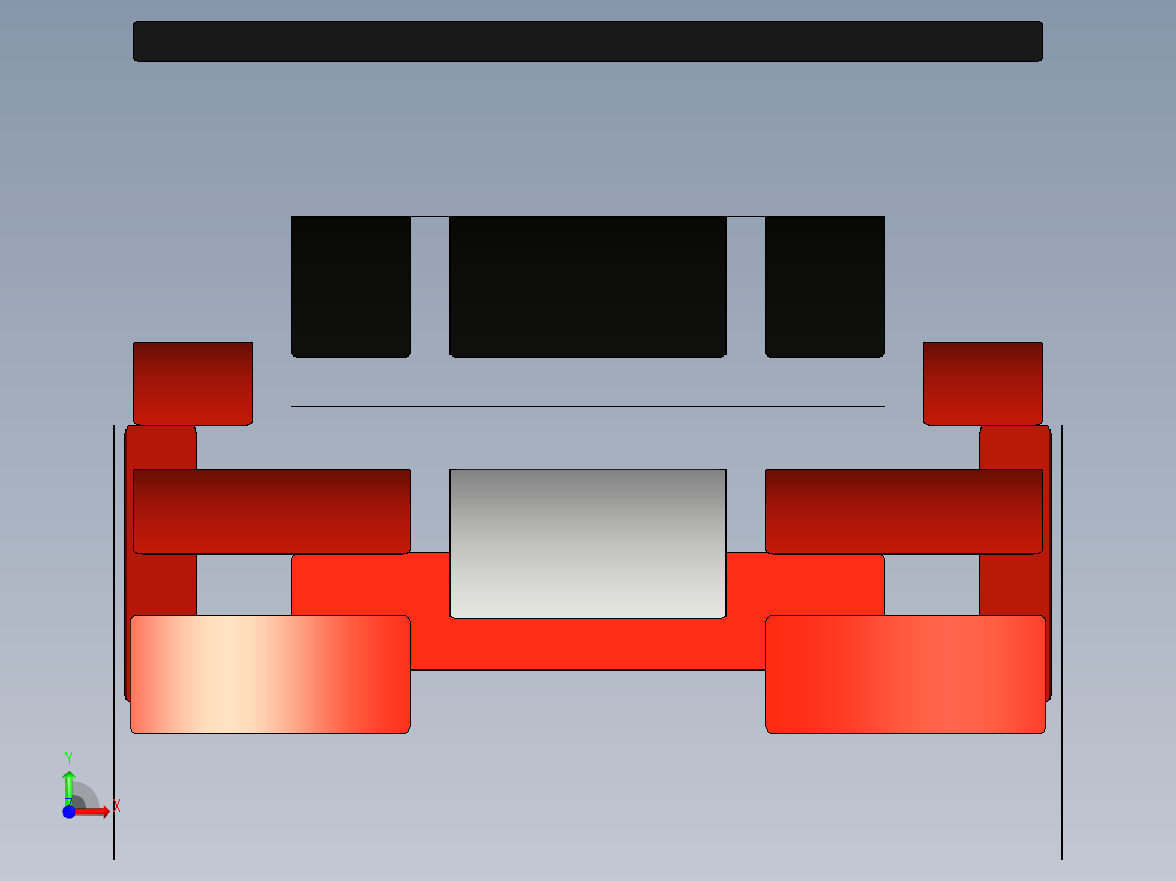 A3003780-乐高积木 Italia GT2 (75908)跑车前视图