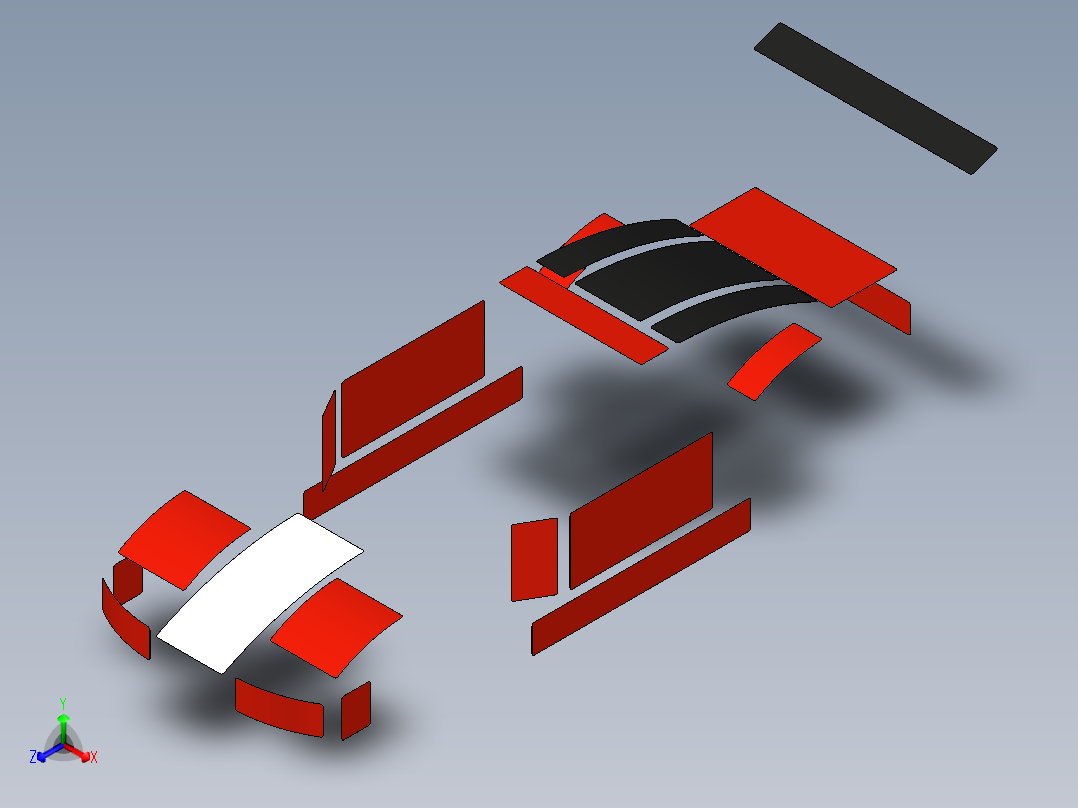 A3003780-乐高积木 Italia GT2 (75908)跑车正等轴测图