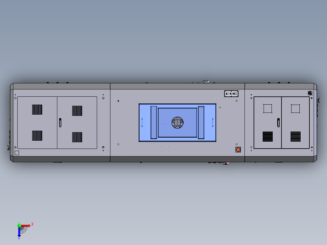手机中框检测设备xt俯视图