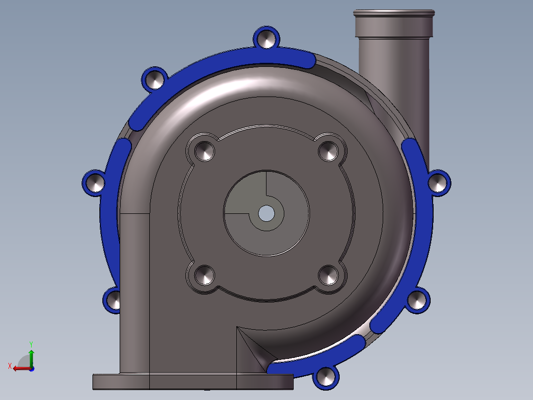 增压器(10)后视图