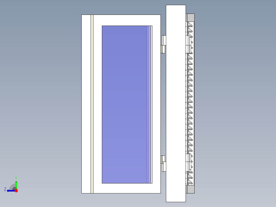 B2004389-木窗窗子右视图