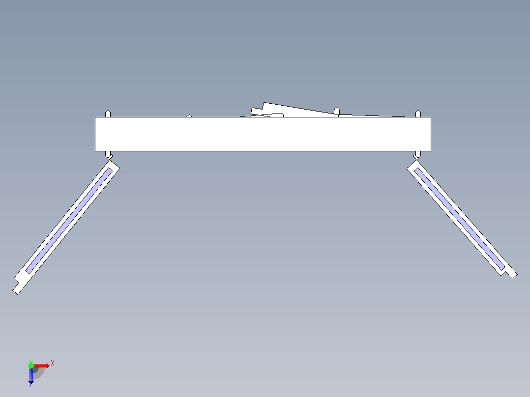 B2004389-木窗窗子俯视图