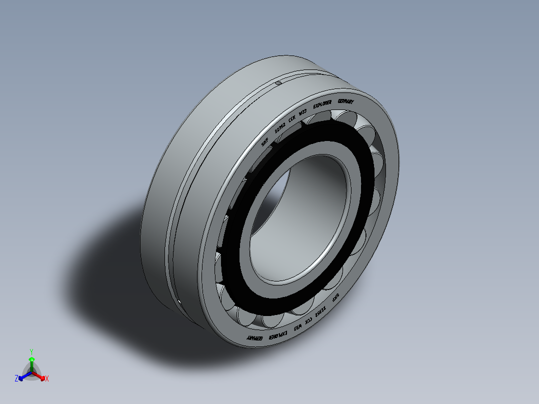轴承 SKF 22352 CCK W33正等轴测图