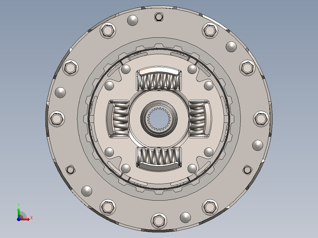 扭矩阻尼器_离合器组件 - 丰田普锐斯前视图