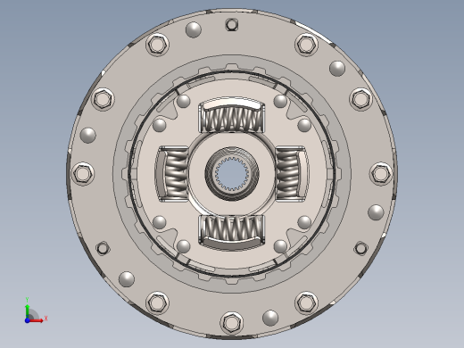 扭矩阻尼器_离合器组件 - 丰田普锐斯前视缩略图