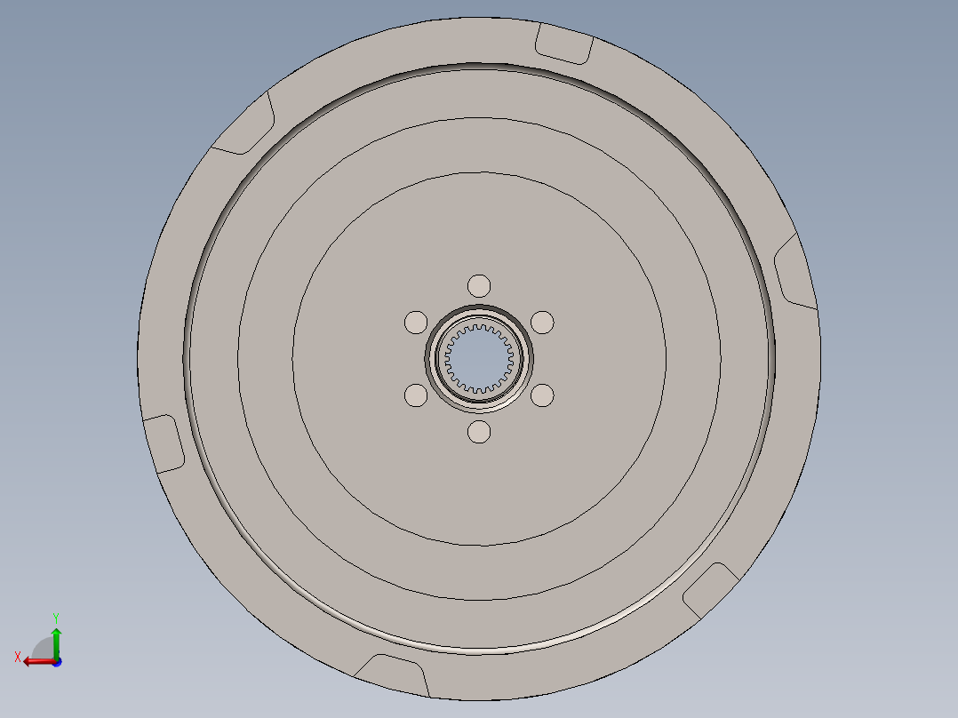 扭矩阻尼器_离合器组件 - 丰田普锐斯后视图