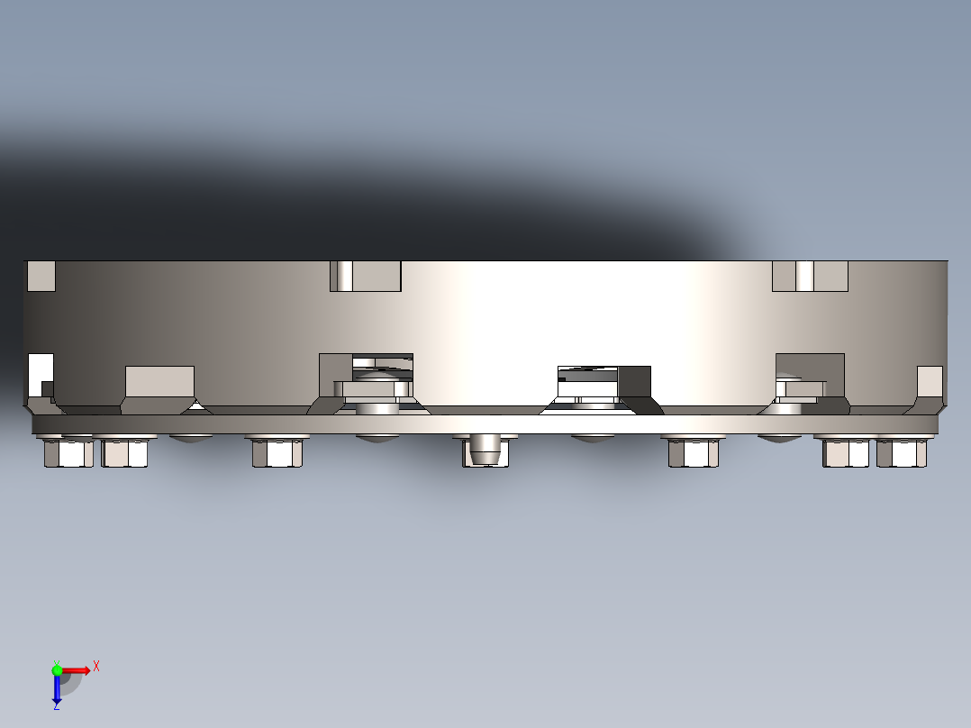 扭矩阻尼器_离合器组件 - 丰田普锐斯俯视图