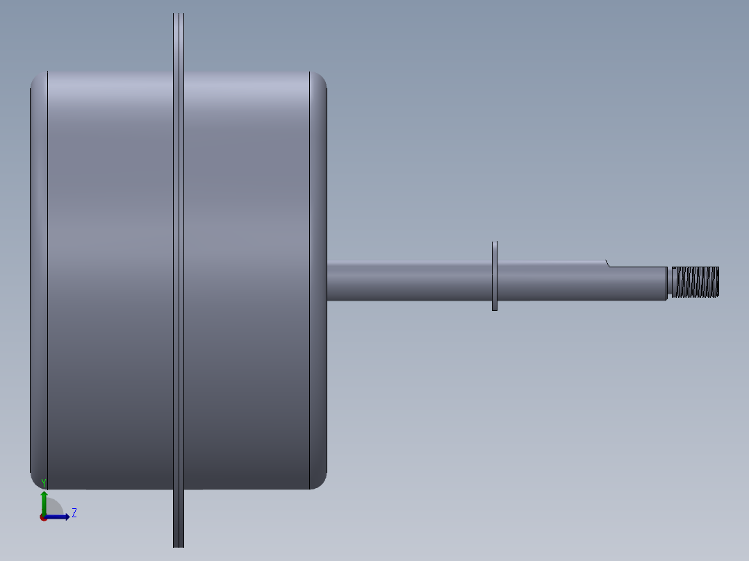 1.0空调室外机风扇电机左视图
