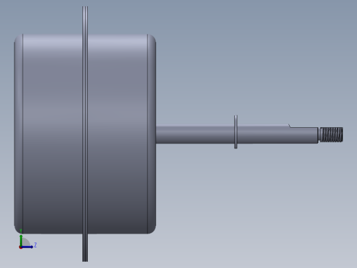 1.0空调室外机风扇电机左视缩略图