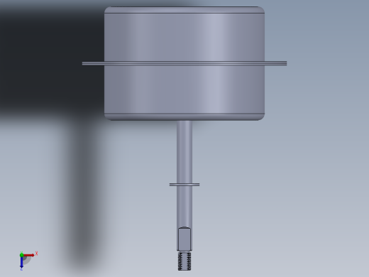 1.0空调室外机风扇电机俯视缩略图
