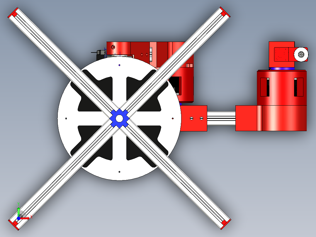 A0003886-工业机械臂前视图