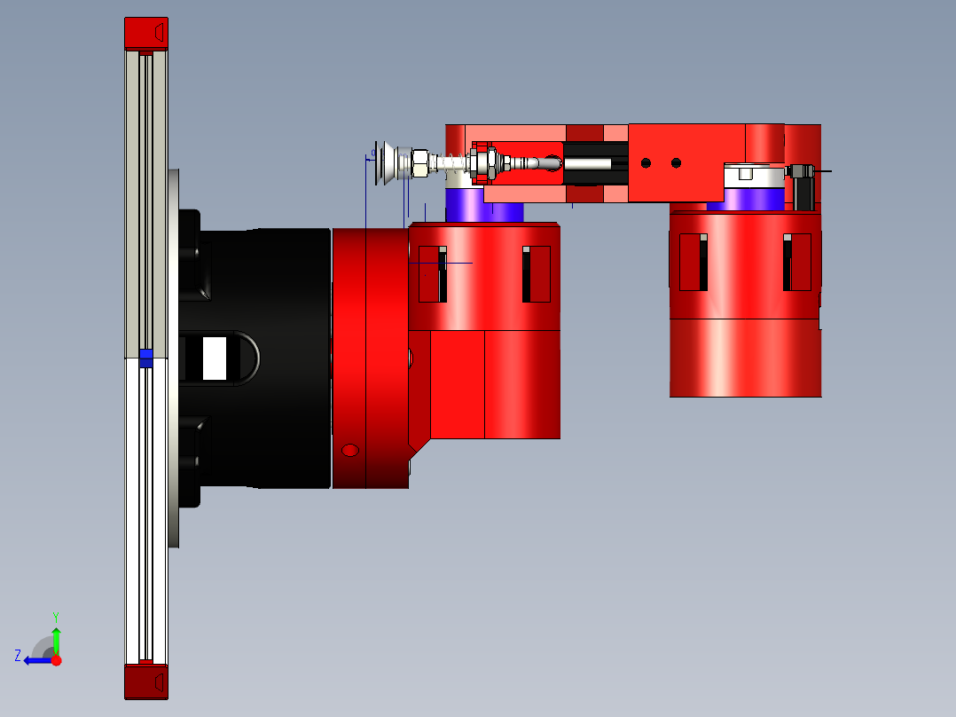 A0003886-工业机械臂右视图