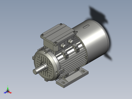 Y3EJ系列电机B3安装(63180L)Y2EJ-100-6P-15kW-B3