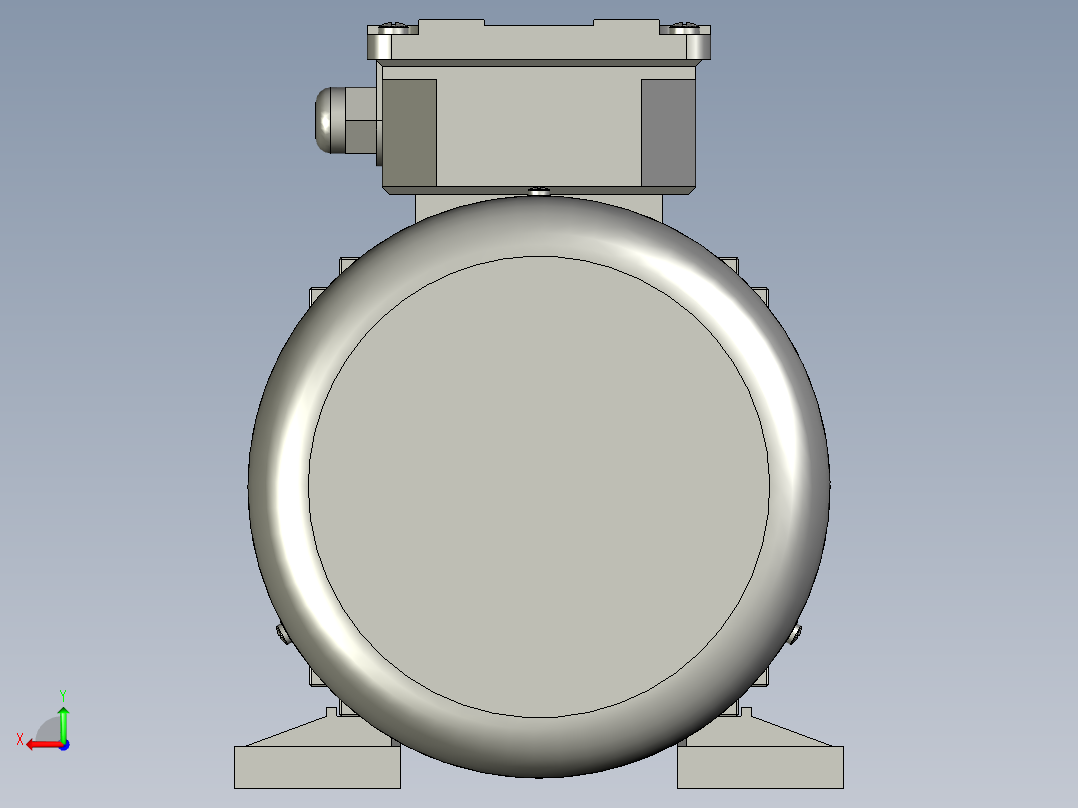 Y3EJ系列电机B3安装(63180L)Y2EJ-100-6P-15kW-B3后视图