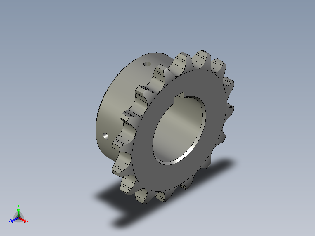 08B主动链轮16z30孔