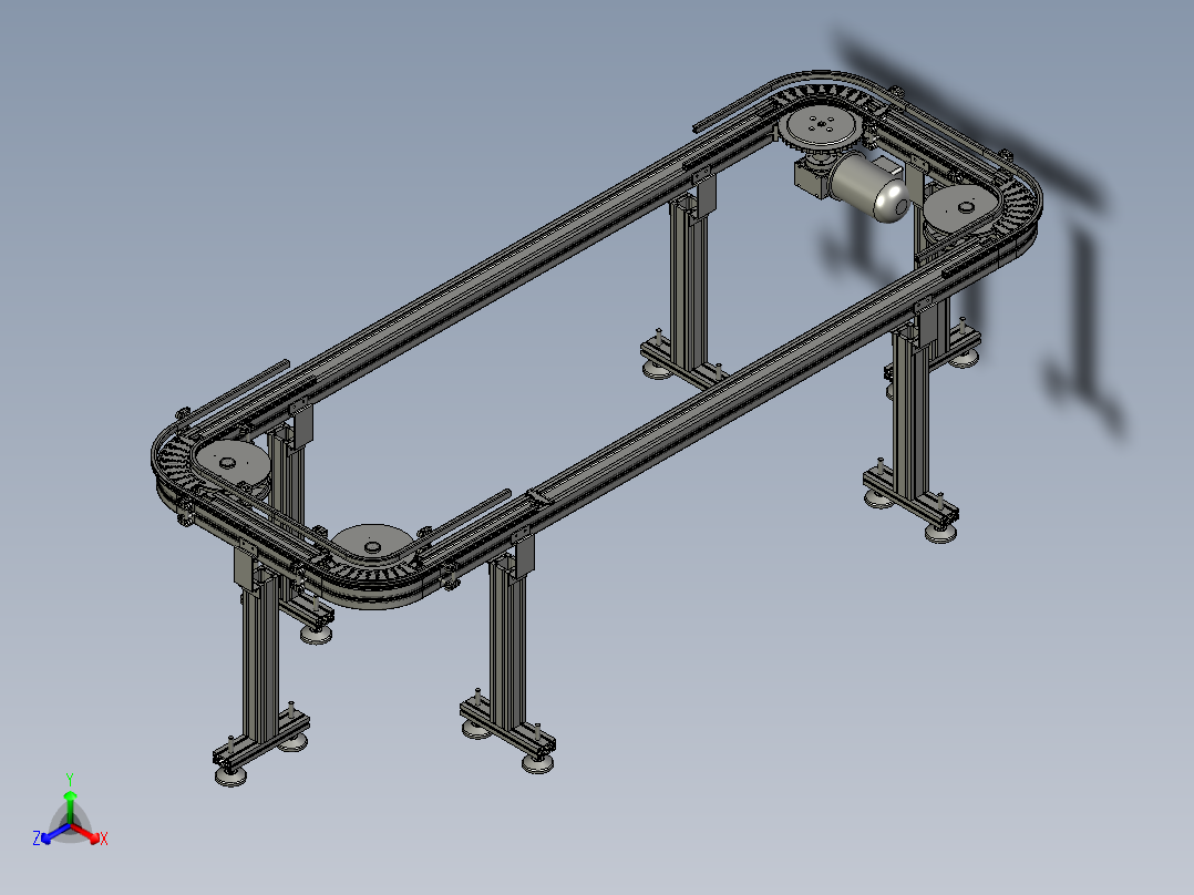 柔性链结构以及输送设备