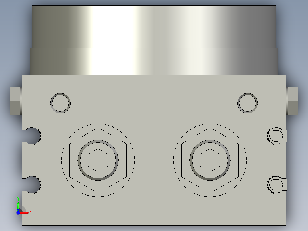 MSQB20A-M9PZ摆动气缸前视图