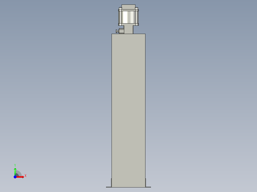 WH单头电阻焊前视图