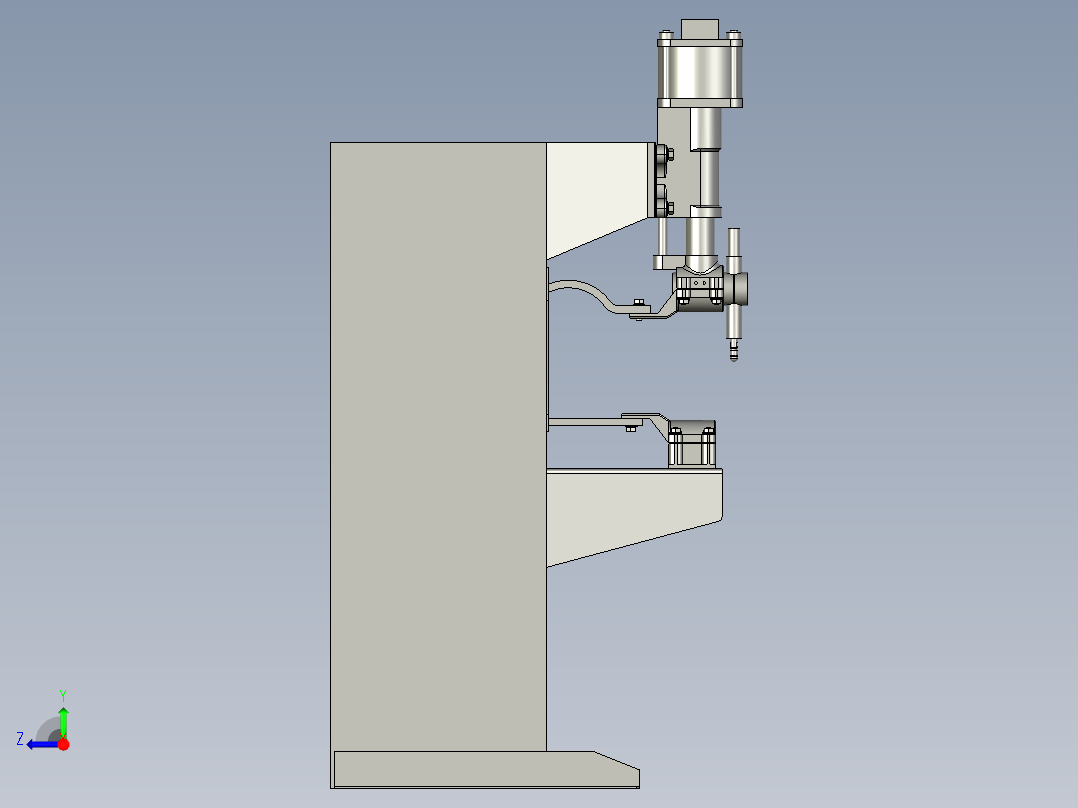 WH单头电阻焊右视图