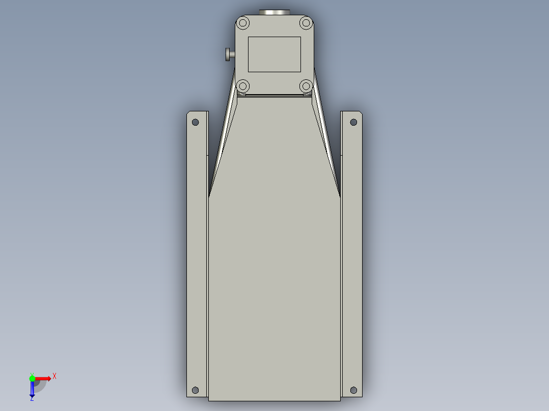 WH单头电阻焊俯视图