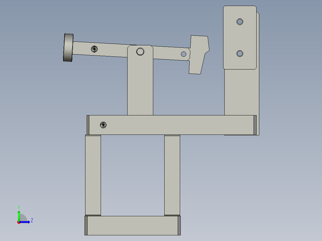 ZL-04-00拉头检测组合左视图