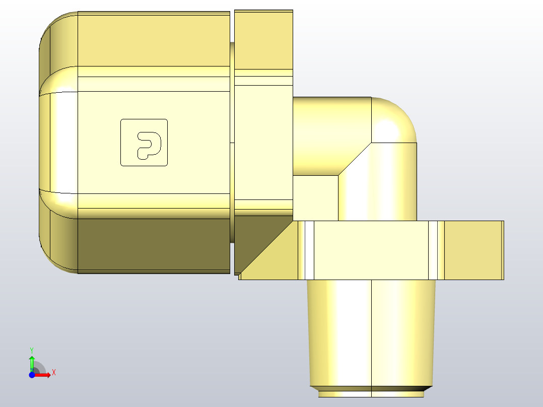 公弯头N4ME2前视图