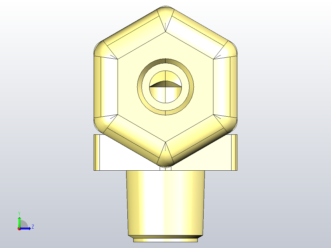 公弯头N4ME2左视图
