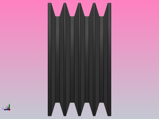 锥套式皮带轮 SPB_SPB140X4右视缩略图