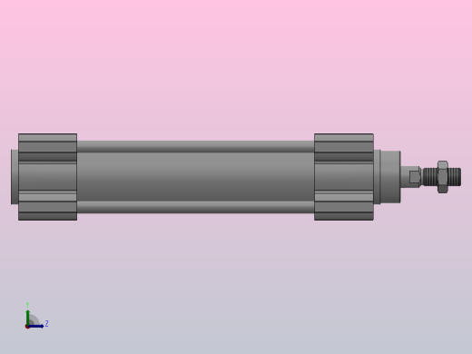 C96标准气缸系列[C96SB32-100]左视缩略图
