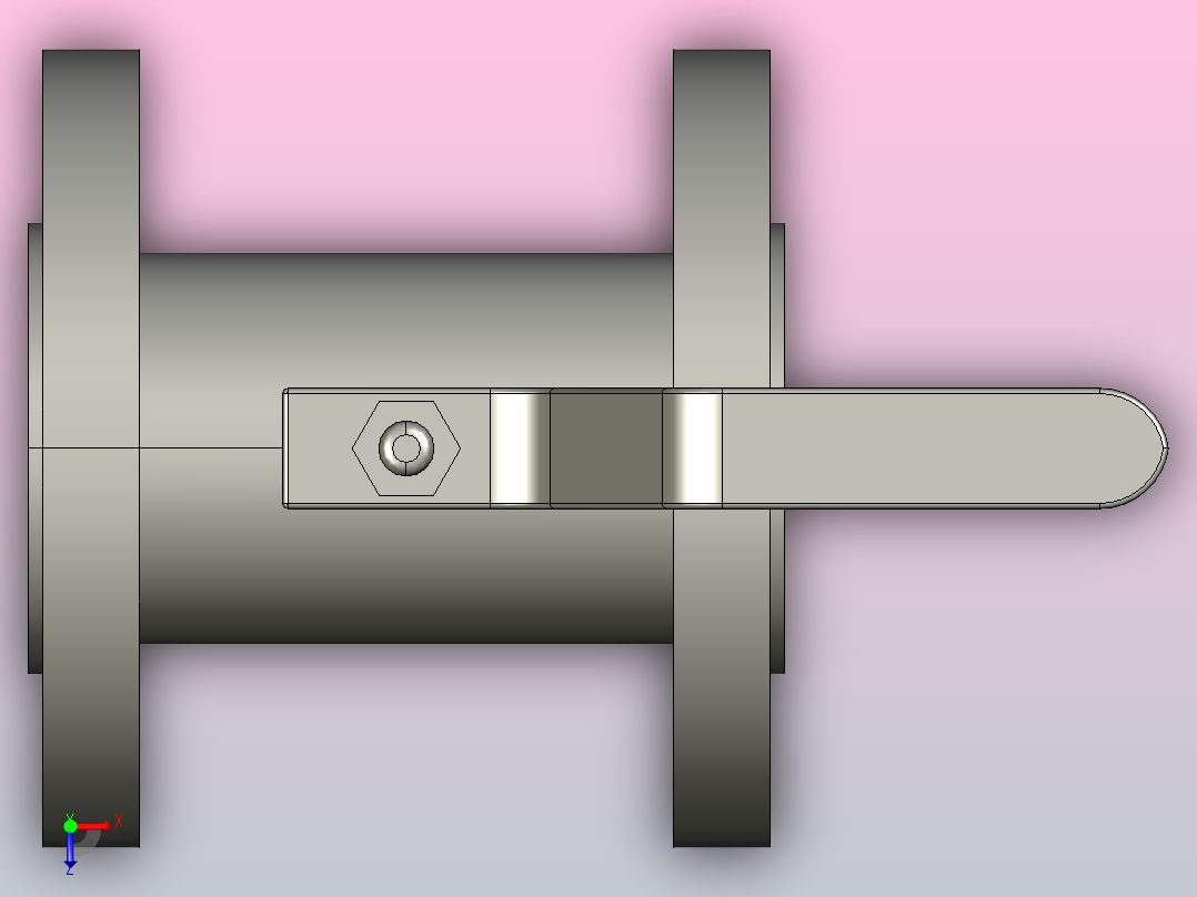 Q41F法兰球阀[25]俯视图