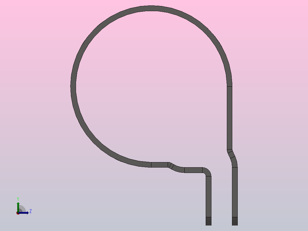 带减轻孔的带垫夹紧卡箍_43左视图