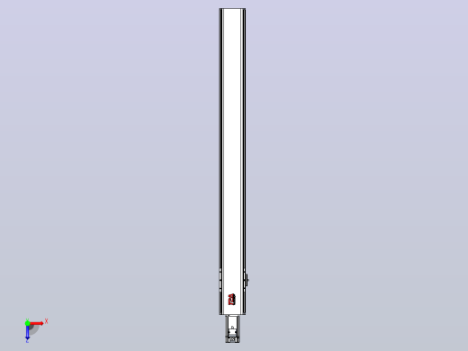 日规模组半封闭丝杆TPA-HNR-110D-1610C-L1050-M-Y-P40-N3俯视缩略图