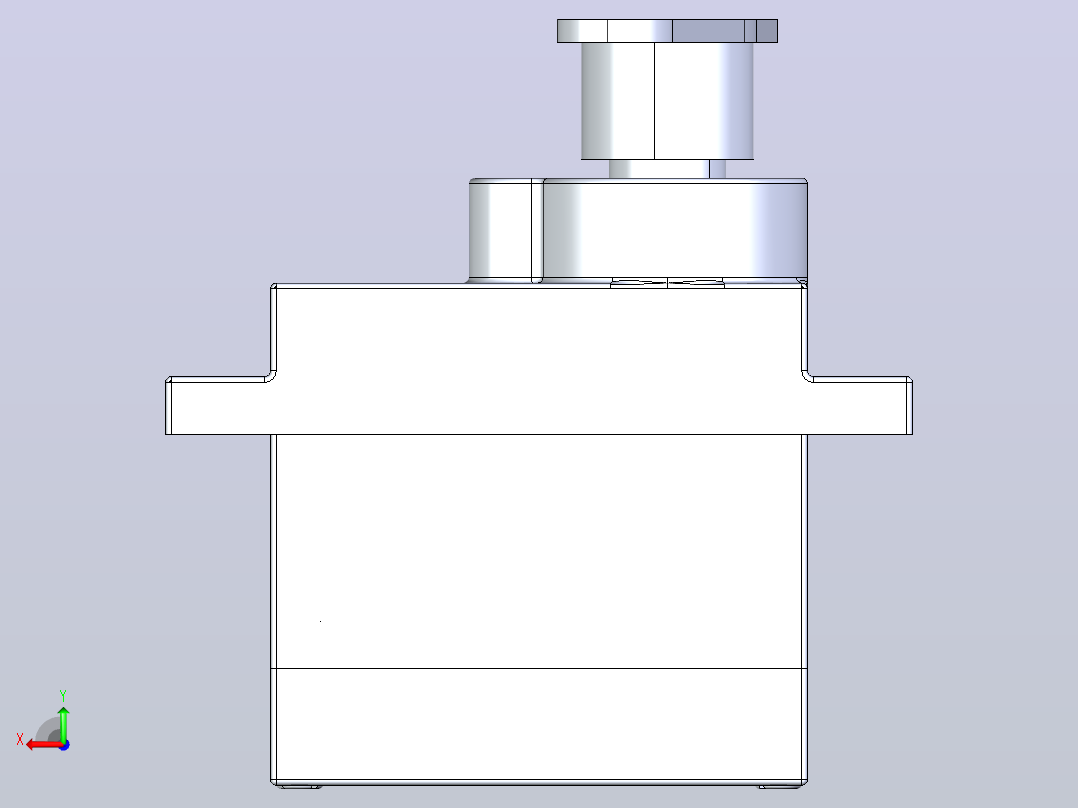 伺服电机微型SG90后视图