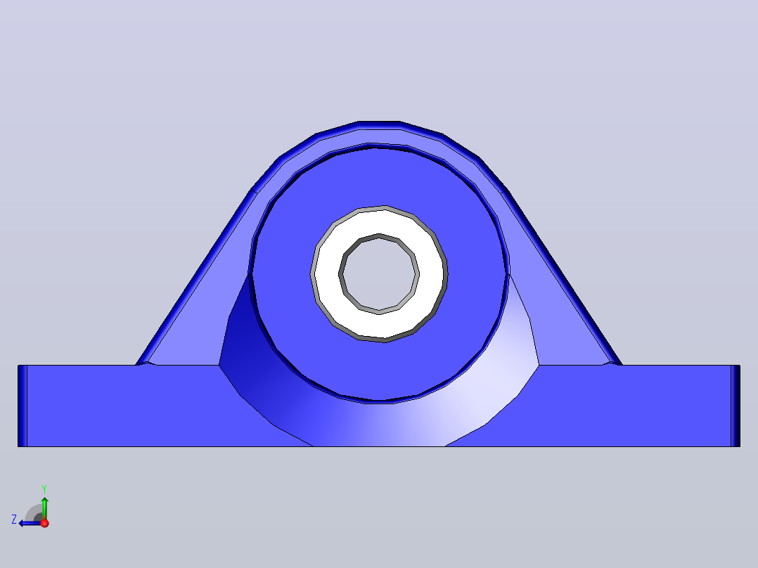轴承座User Library-NP_1-2-1_右视图