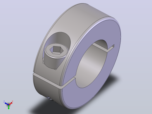 轴环.夹紧环.单开口的单宽和双宽-一个包含所有组合的solidworks文件