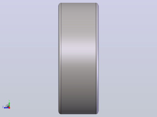 轴环.夹紧环.单开口的单宽和双宽-一个包含所有组合的solidworks文件右视缩略图