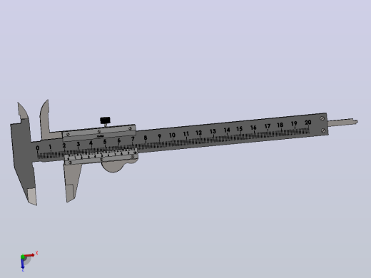 测量设备vernier-caliper-44833-模型格式为 sw