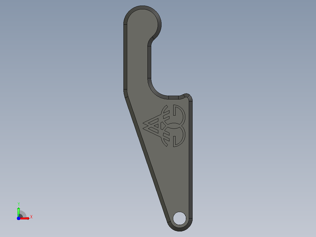 钥匙扣开瓶器 - 纤薄耐用前视图