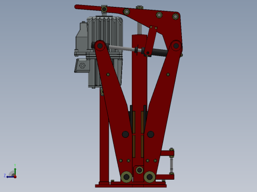 YP2系列电力液压盘式制动器YP2-500-560×30-ⅡA-CL.RL.WL.HL.H右视缩略图