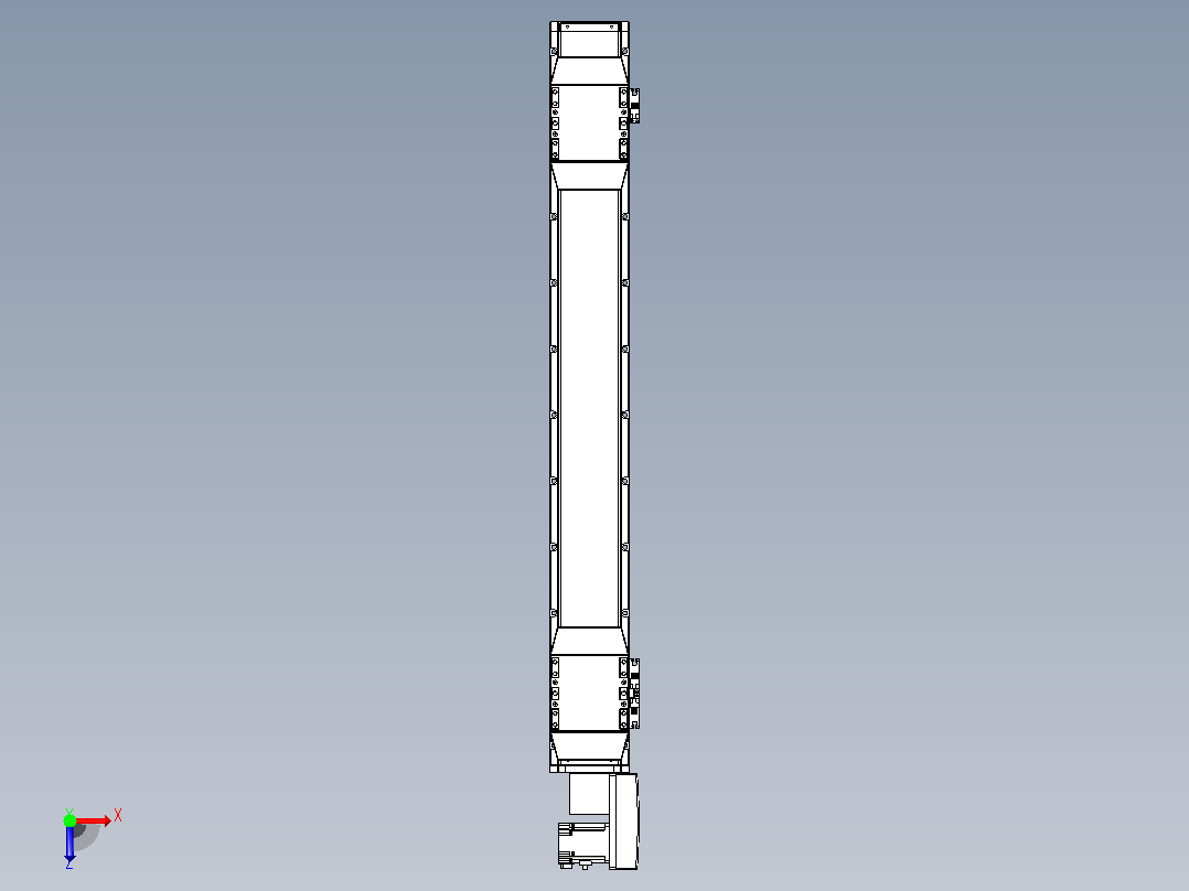皮带直线轴双滑块型TPA-GCBS-120-P70-L325-QR-M20-N3俯视图