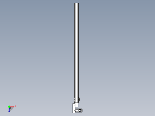 皮带直线轴半封闭可选导轨TPA-HNB-85S-90-L1500-ML-C-P20-N3俯视缩略图