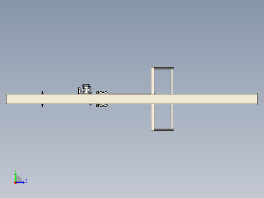 夹具吊臂起重机3D数模图纸 Solidwors设计 附STEP格式左视缩略图